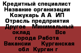 Кредитный специалист › Название организации ­ Кожукарь А.А, ИП › Отрасль предприятия ­ Другое › Минимальный оклад ­ 15 000 - Все города Работа » Вакансии   . Курганская обл.,Курган г.